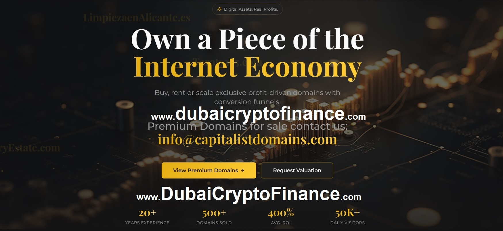 DubaiCryptoFinance.com - crypto, DeFi and digital assets in Dubai brand domain
